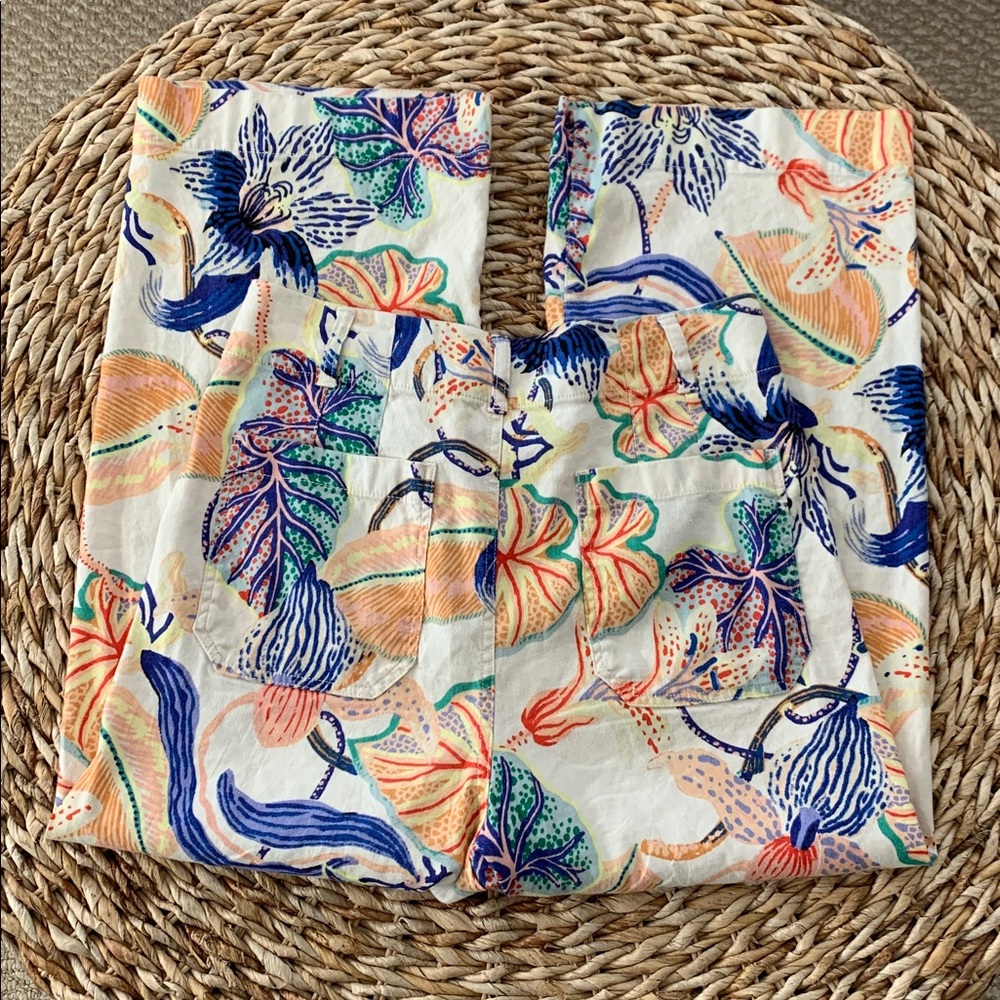 Anthropologie Colette Crop Pant Sarah Gordon Edition - Picture 10 of 16